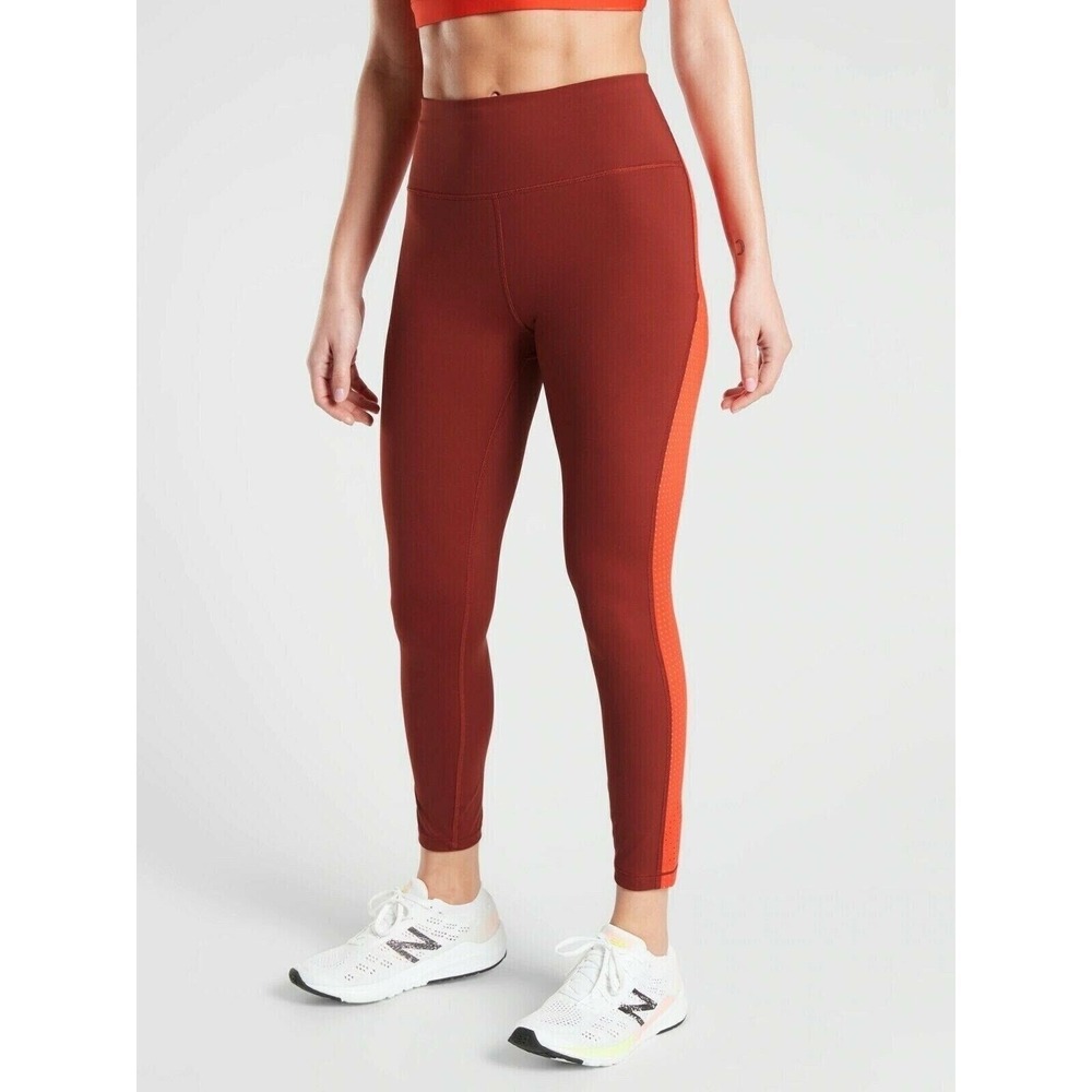 Athleta Ultimate Stash Pocket Colorblock Leggings Small S Running Workout Tight